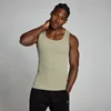 MP Herren Geripptes Tanktop mit Muskelpassform – Dunkles Salbeigrün