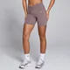 MP Damen Tempo Shorts mit geraffter Vorderseite – Mokka