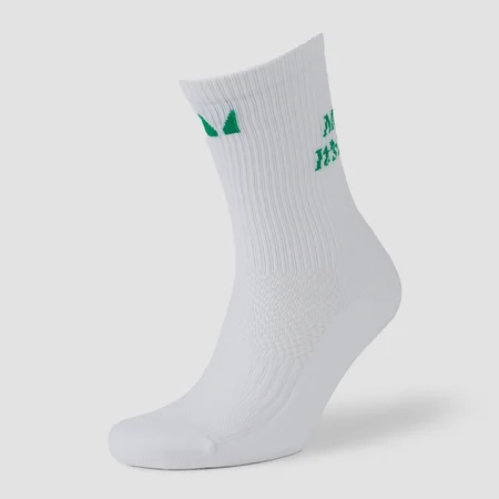 MP Grafik Laufsocken – Weiß