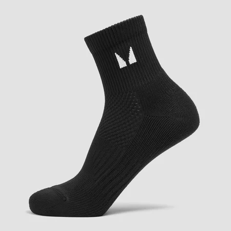 MP knöchellange Laufsocken – Schwarz