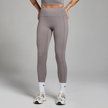 MP Damen Active Leggings mit Taschen – Kühles Grau