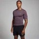 MP Herren Active Nahtloses T-Shirt mit Aufdruck – Dunkles Lila