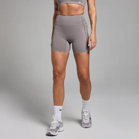 MP Damen Active Radlerhose mit Taschen – Kühles Grau