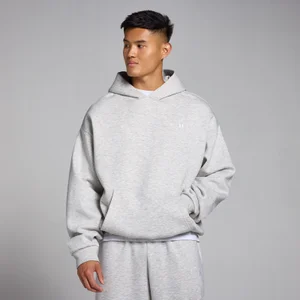MP Herren Rest Day Oversized Kapuzenpulli – Hellgrau - Size S