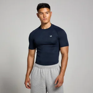 MP Herren Tempo nahtloses T-Shirt mit Grafikelement – Marineblau - Size L