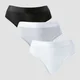 MP Damen Tanga mit Mittelhohem Bund (5er-Packung) – Weiß/Schwarz/Hellgrau