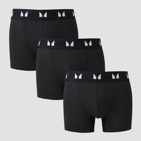 MP Herren Technische Boxershorts (5er-Packung) – Schwarz
