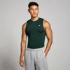 MP Herren Tempo nahtloses Tanktop mit Grafikelement – Dunkles Smaragdgrün