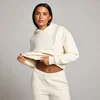 MP Damen Basics Oversize-Kapuzenpulli – Helles Cremeweiß