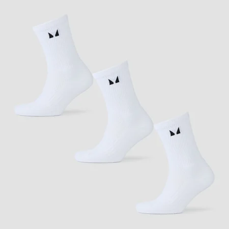 MP Laufsocken (3er Pack) – Weiß