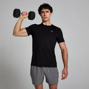 MP Herren Active Gitter-T-Shirt – Schwarz - Size XS