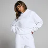 MP Damen Basics Oversize-Kapuzenpulli – Weiß