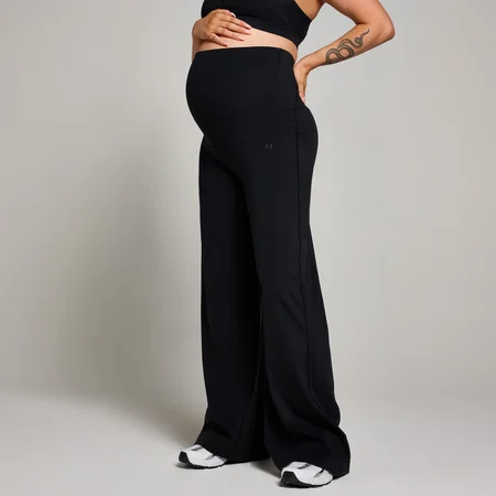 MP Damen Umstands-Leggings mit weitem Bein – Schwarz