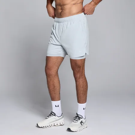 MP Herren 13 cm 2-in-1 Training Shorts – Hellblau