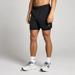 MP Herren 13 cm 2-in-1 Training Shorts – Schwarz - Size XS
