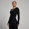 MP Damen Tempo Nahtlos Verkürzte Jacke - Schwarz