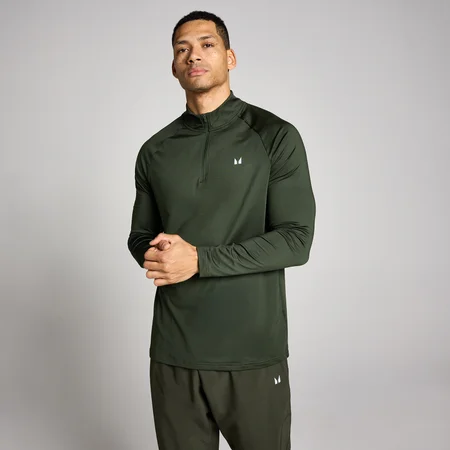 MP Herren Training 1/4 Zip - Waldgrün