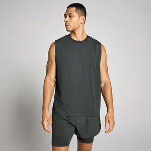 MP Herren Oversized Cotton Modal Tank Top - Schwarz Verwaschen - Size XS