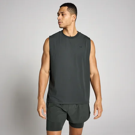 MP Herren Oversized Cotton Modal Tank Top - Schwarz Verwaschen