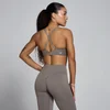 MP Damen Tempo Twist Back Sport-BH - Aschgrau