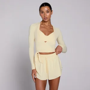 MP Damen Tempo Wickel-Top - Butter - Size XL