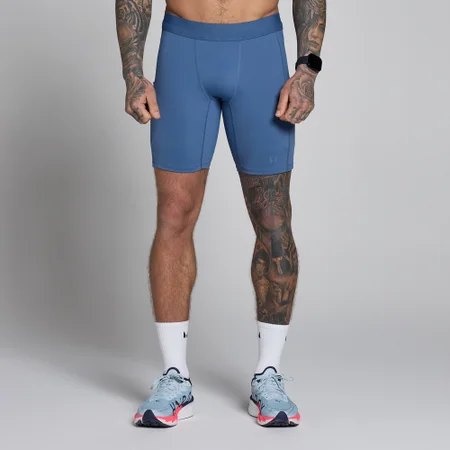 MP Herren Hybrid Pocket Half-Tights – Schieferblau