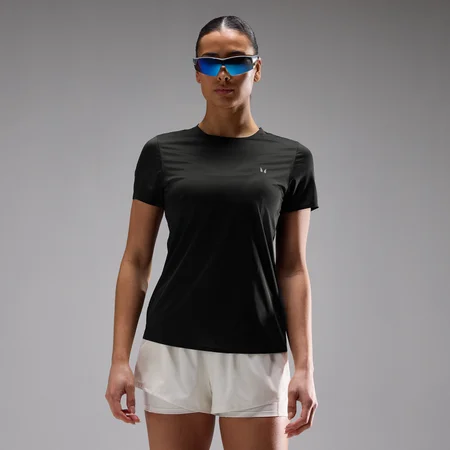 MP Damen Velocity Ultra Mesh T-Shirt - Schwarz