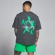 MP Herren Velocity Graphic Cotton Modal T-Shirt - Dark Grey / Green