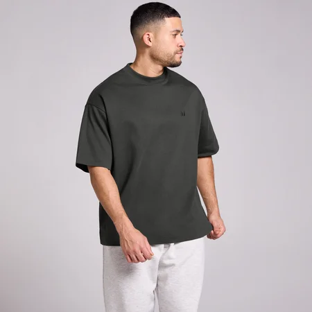 MP Herren Oversized Cotton T-Shirt - Schwarz Verwaschen