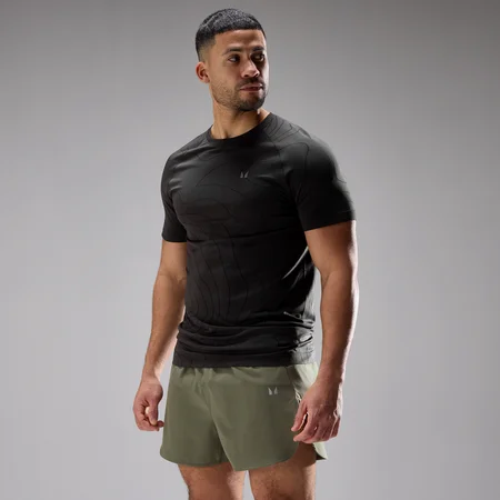 MP Herren Velocity Ultra Seamless T-Shirt - Vintage-Schwarz