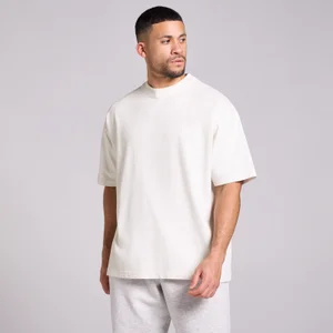 MP Herren Washed Oversized Baumwoll-T-Shirt - Vintage-Weiß - Size M