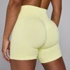 MP Damen Lift Nahtlos Shorts - Zitronengelb