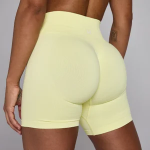 MP Damen Lift Nahtlos Shorts - Zitronengelb - Size XXL