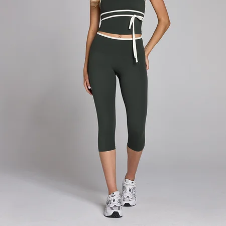 MP Damen Tempo Contrast Capri - Schwarz Verwaschen