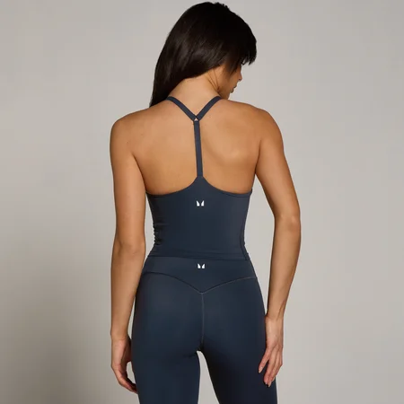 MP Damen Tempo Strappy Racerback Top - Marineblau