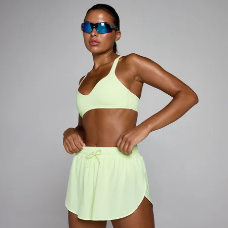 MP Damen Tempo Twist Back Sport-BH - Verwaschenes Lime