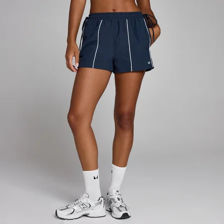 MP Damen Tempo Contrast Tie Woven Shorts - Mitternachtsblau