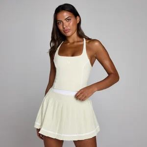 MP Damen Tempo Contrast Strappy Racerback Top - Wüstensand - Size XS