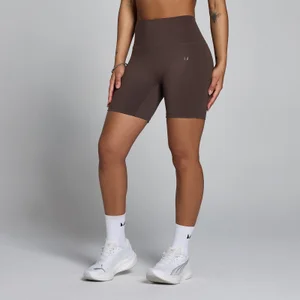 MP Damen Tempo Hoch Geschnittene Shorts - Kakao - Size M