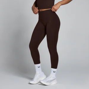 MP Damen Tempo Hoch Geschnittene Leggings - Kakao - Size S