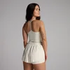 MP Damen Tempo Strappy Racerback Tank-Top - Coconut