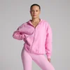 MP Damen Basics Hoodie mit Reißverschluss – Cosmo Pink