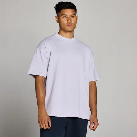 MP Herren Washed Oversized Baumwoll-T-Shirt - Lilac Grey