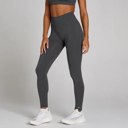 MP Damen Tempo Ultra Seamless Leggings - Robust Grey