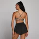 MP Damen Tempo Adjustable Strappy Back Sports Bra – Dunkelgrau