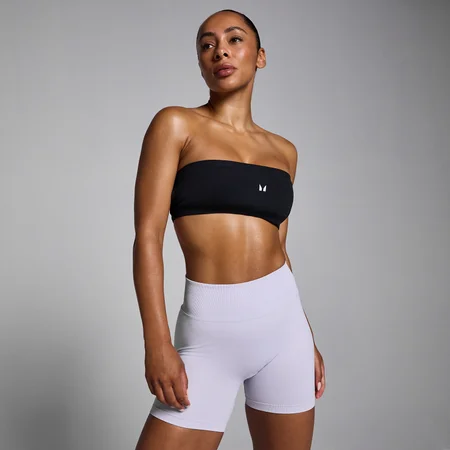 MP Damen Lift Bandeau-Sport-BH – Schwarz