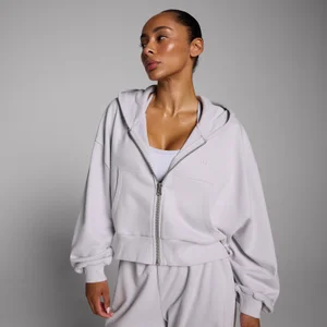 MP Damen Lifestyle Hoodie mit durchgehendem Reißverschluss - Chalk Dust - Size S