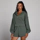 MP Damen Lifestyle Zip-Through-Hoodie – Wolkengrün