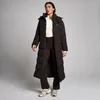 MP Damen Maxi Padded Puffer Jacket - Kakao