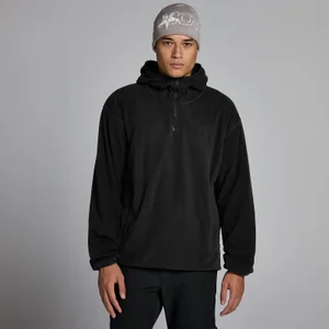 MP Herren Fleece 1/4-Reißverschluss Hoodie - Schwarz - Size M